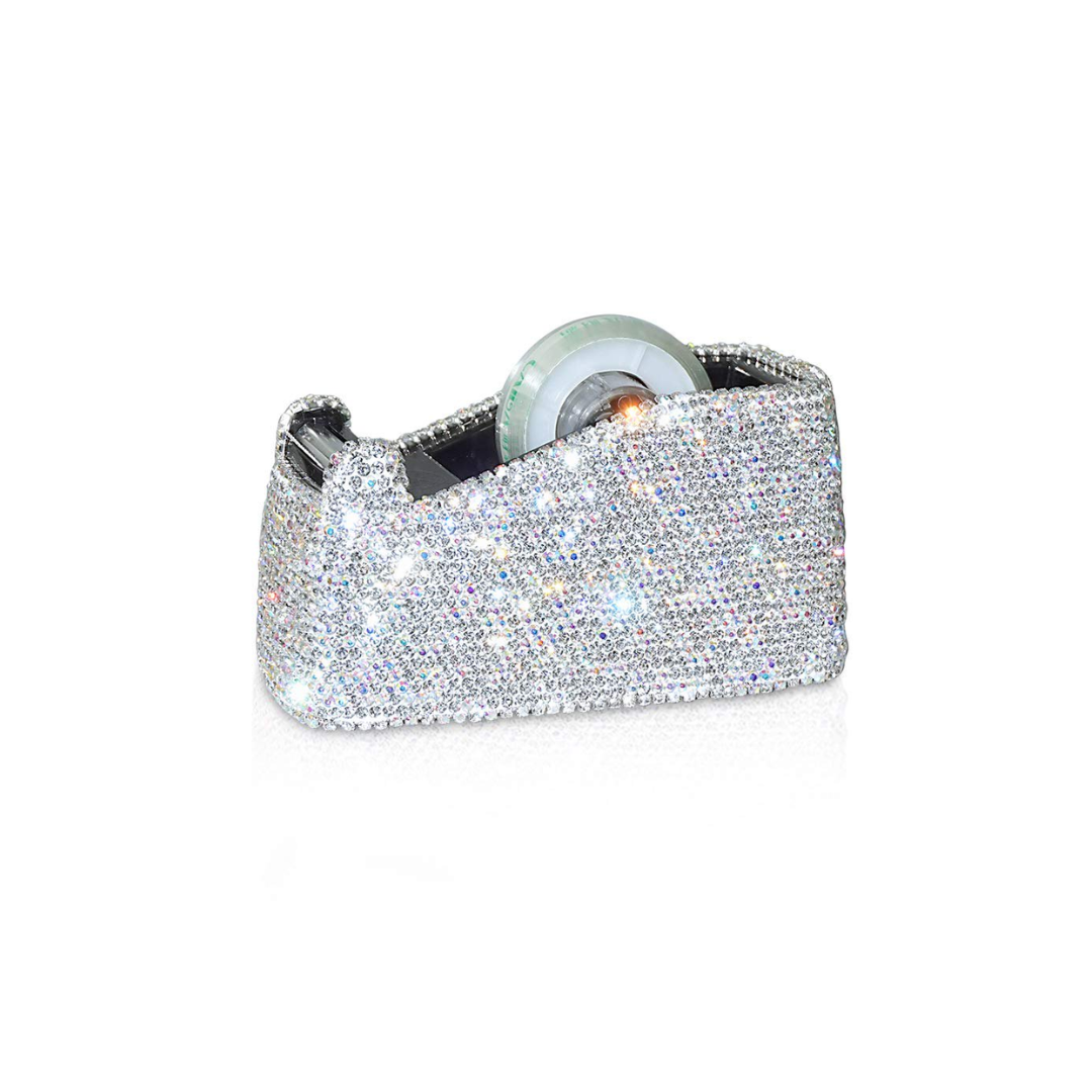 Beauty Label Luxe Zilver Glitter Tape Dispenser