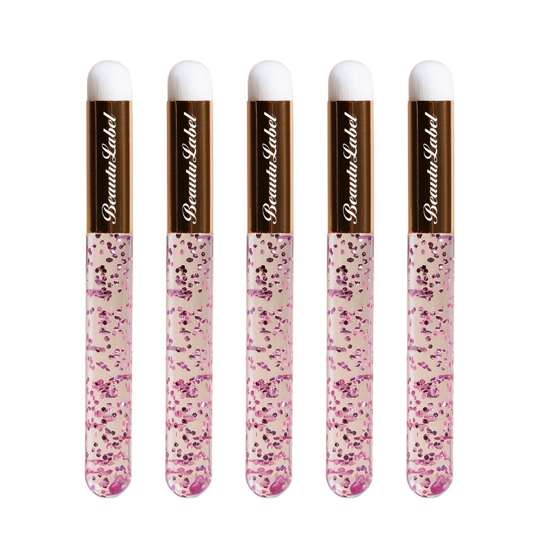 Beauty Label Foam Brush Glitter 5 stuks