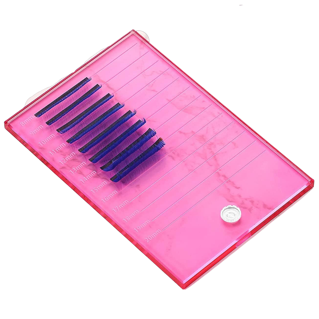 Beauty Label Roze Lash Holder van Glas