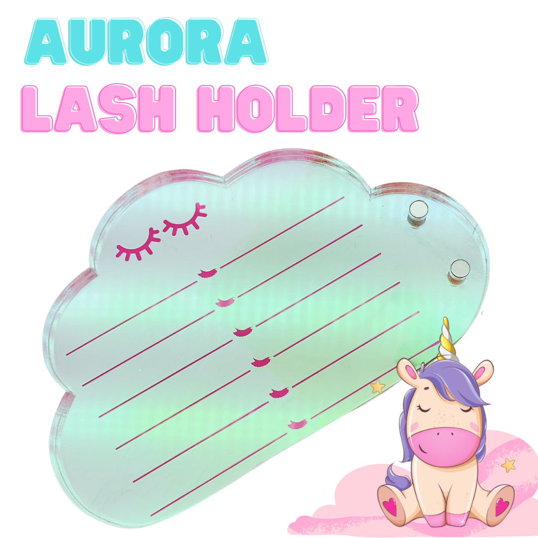 Cloud lash holder with magnet