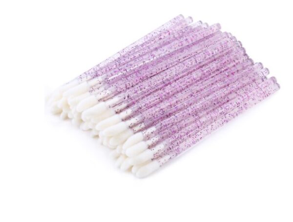 Lip brushes - Donker Roze 50 stuks