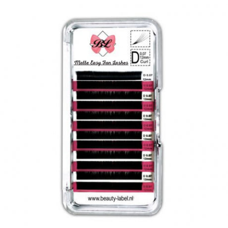 Matte Easy Fan Lashes - C krul