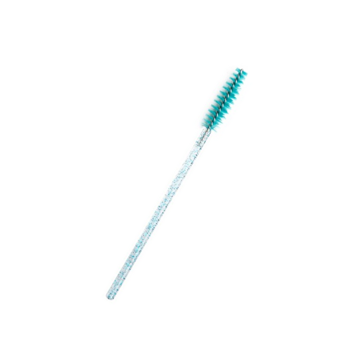 Mascara borsteltjes -Turquoise glitter