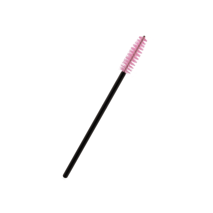 Mascara borsteltjes -Licht roze/zwart