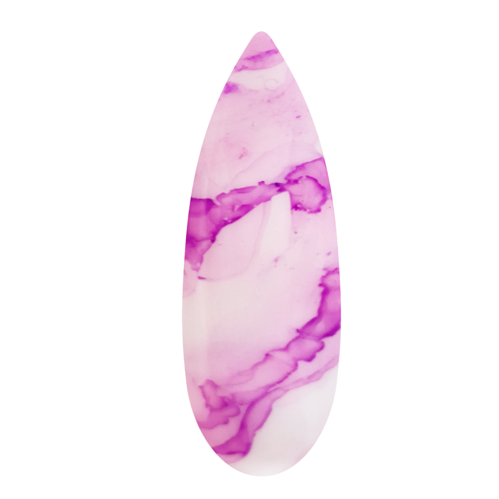 Marble Blooming ink purple