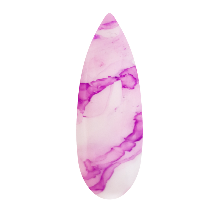 Marble Blooming ink purple
