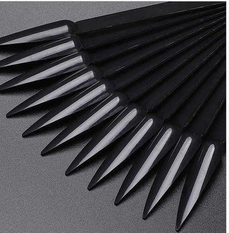 Stiletto kleuren waaier - Zwart
