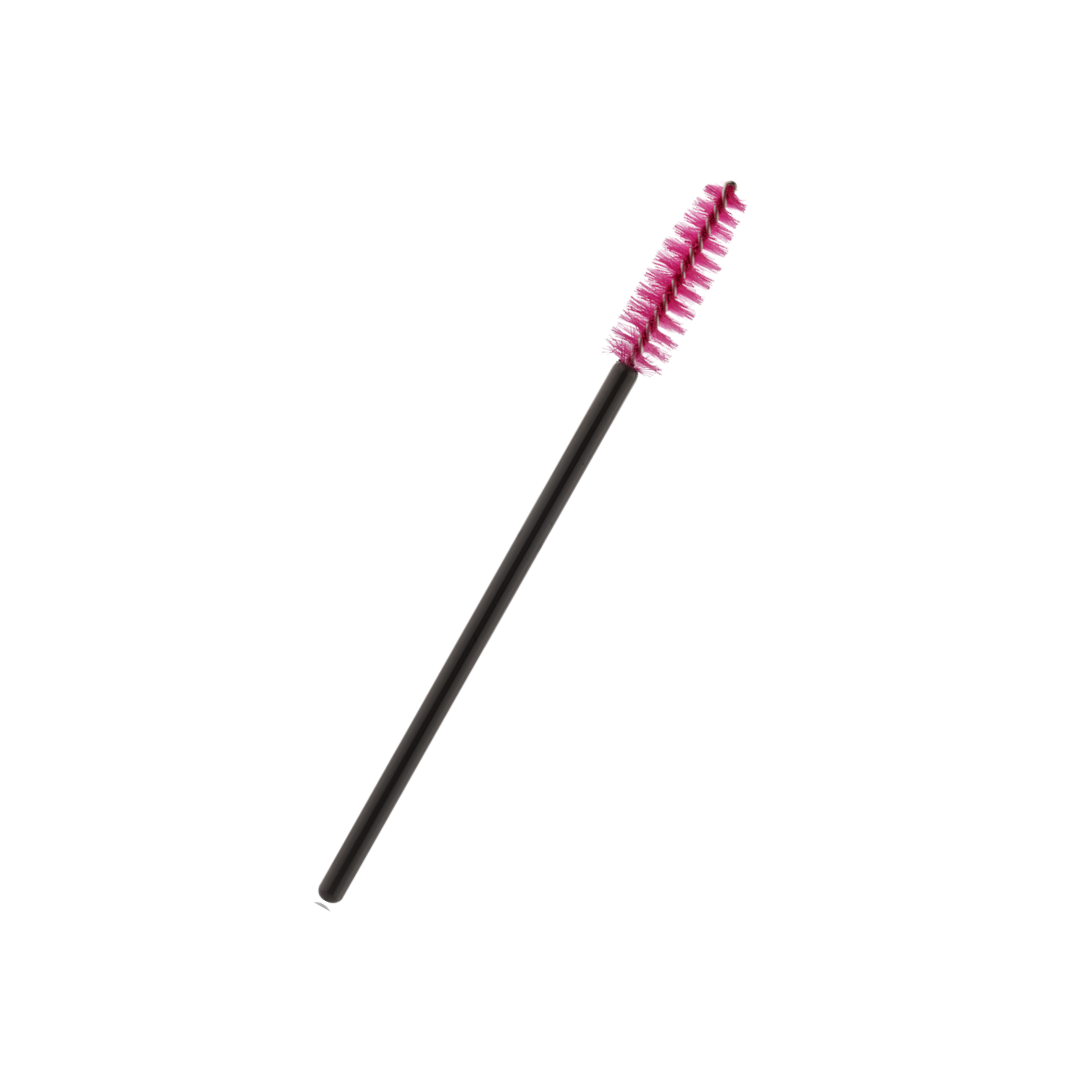 Mascara borsteltjes -Donker roze/zwart