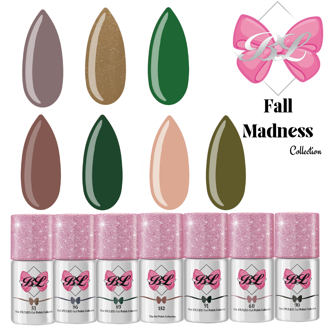 Beauty Label Fall Madness Gelpolish Collection 7st.