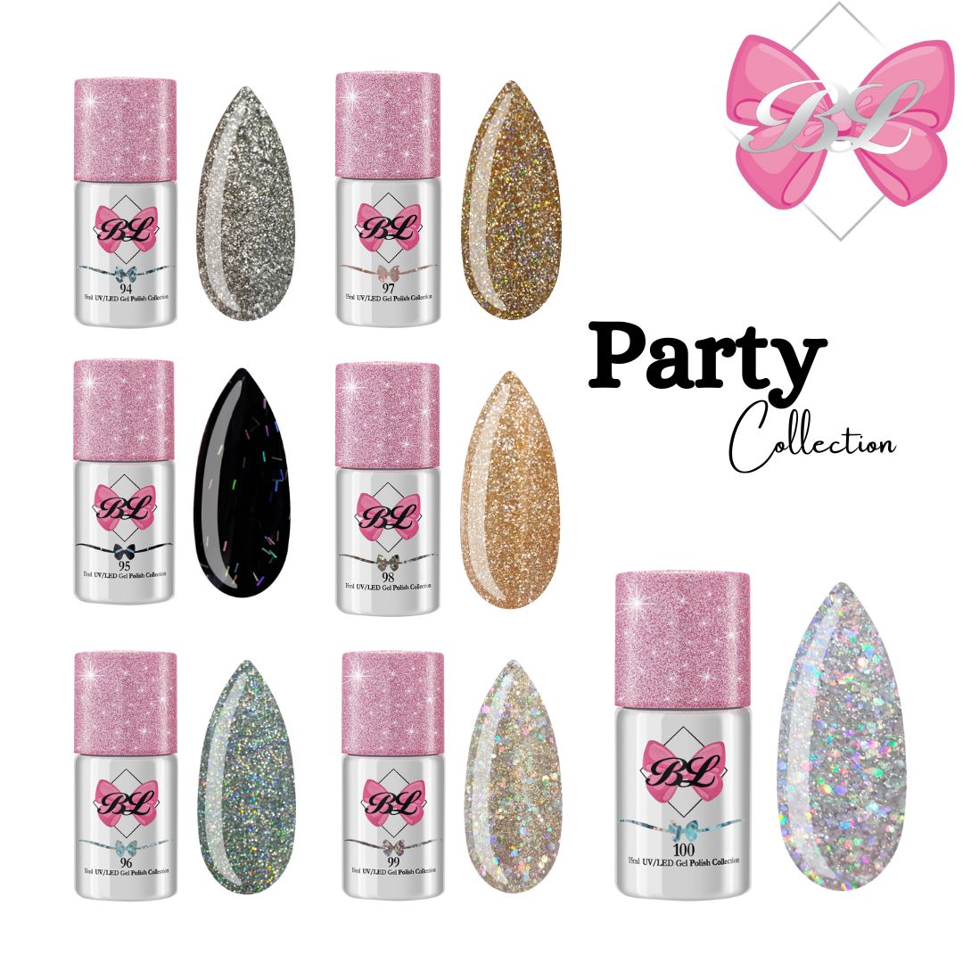 Beauty Label Party Collection Gelpolish 7st.