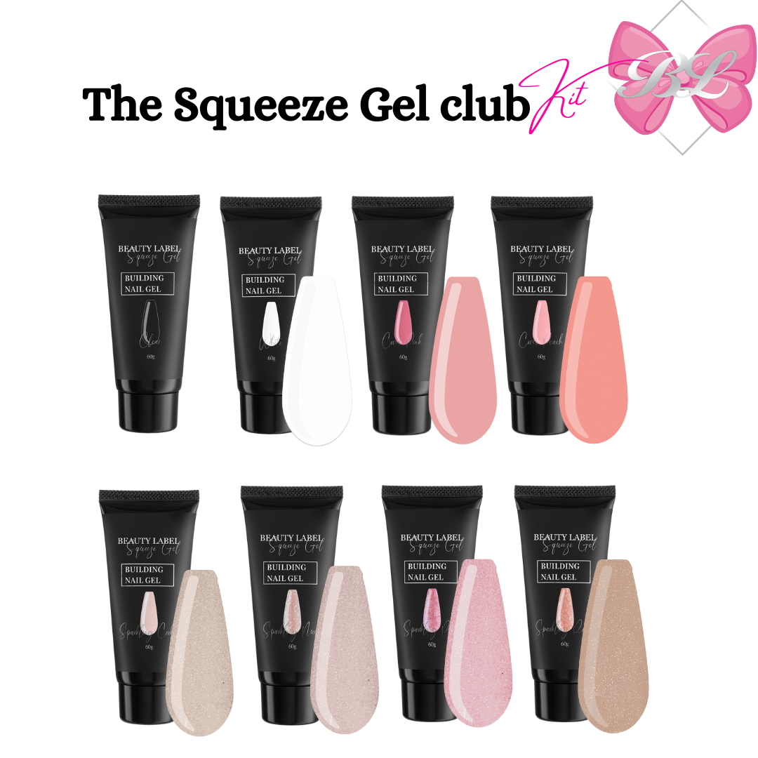 Beauty Label Squeeze Gel Club Kit 9st.