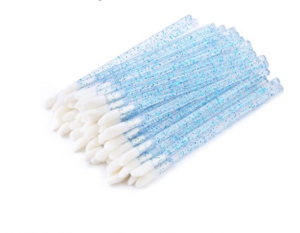 Lip Brushes - Blauw 50 stuks