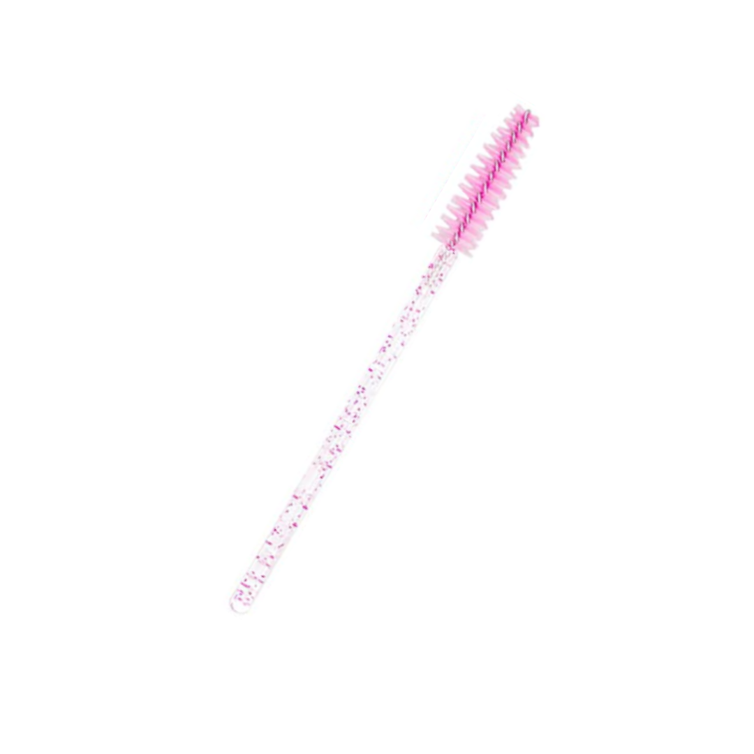 Mascara borsteltjes -Licht roze glitter